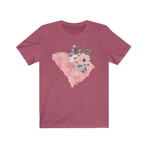 South Carolina home state shirt, South Carolina state shirt, Watercolor South Carolina shirt