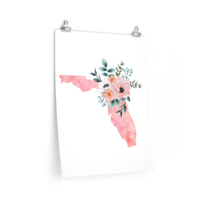 Florida Home State Print - The Artsy Spot