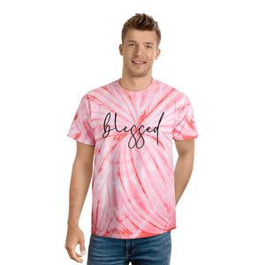 Blessed Tie-Dye Tee, Cyclone, Blessed shirt, Christian apparel with blessed