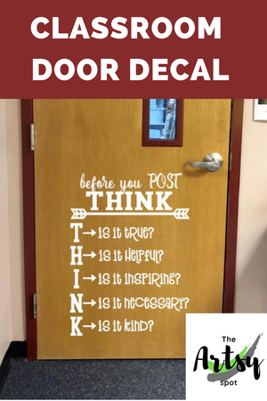 Technology Classroom Door Decal, Pinterest image