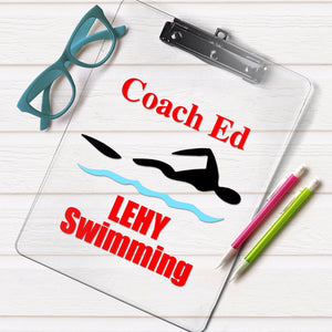 Diving Coach Clipboard - The Artsy Spot