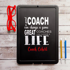 Coach Gift, Personalized Clipboard - The Artsy Spot