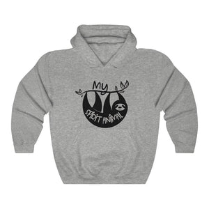 My Spirit Animal hoodie, sport grey sloth sweatshirt, sloth hoodie