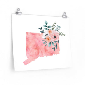 Connecticut Home State Print - The Artsy Spot