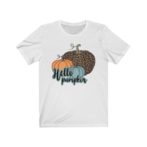 Hello Pumpkin shirt, Trendy fall t-shirt, cute fall shirt, pumpkin shirt, fall apparel, cute Halloween shirt