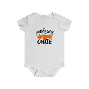Pumpkin Patch Cutie, Cute Halloween baby shirt, Halloween onesie, Halloween infant bodysuit, baby shirt for fall