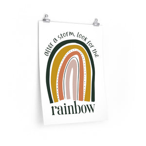 bedroom rainbow wall decor, rainbow poster for office, rainbow sayings print