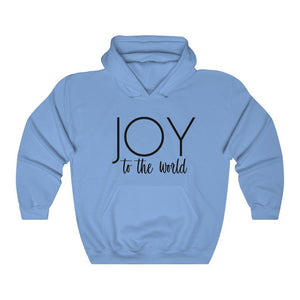 JOY sweatshirt, Christmas hoodie, Winter hooded sweatshirt
