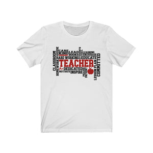 Teacher shirt with word cloud, teacher t-shirt, teacher team shirt, grade level teacher shirt, teacher word cloud shirt