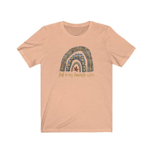 Fall is my favorite color rainbow shirt, autumn t-shirt, Rainbow shirt for Fall