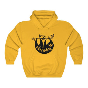 My Spirit Animal hoodie, Gold sloth sweatshirt, sloth hoodie