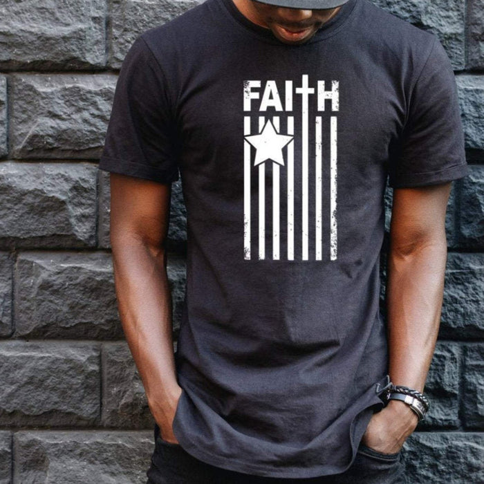 Faith flag shirt, American flag shirt