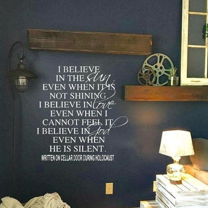 Holocaust Quote Decal