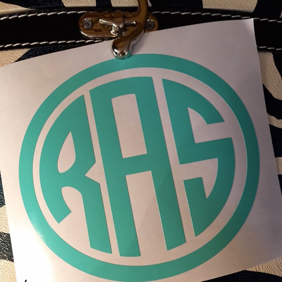 Car Decal Monogram Decals For Yeti Monogram Decal For Yeti Cups