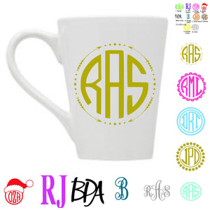 Car Window Monogram Decals - The Artsy Spot