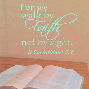 For We Walk By Faith and Not By Sight 2 Corinthians 5:7 - The Artsy Spot