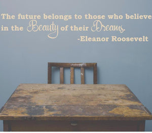 Eleanor Roosevelt Quote Wall Decal - The Artsy Spot