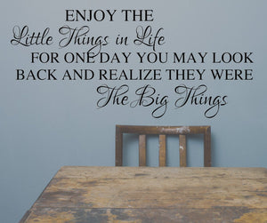 Enjoy the Little Things In Life - The Artsy Spot