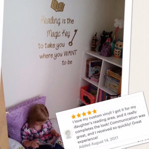 customer review for Reading is the magic key to take you where you want to be