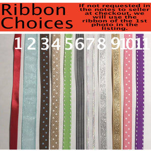 ribbon colors chart if you want different than pictured 