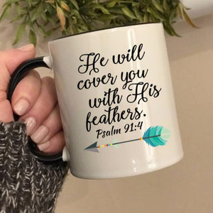He Will Cover You With His Feathers Psalm 91:4 - The Artsy Spot