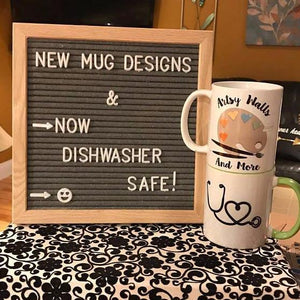 All mug designs are dishwasher safe