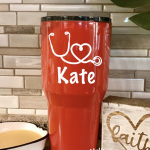 Funny Doctor / Nurse Tumbler Caffeine PO Q4H PRN - The Artsy Spot