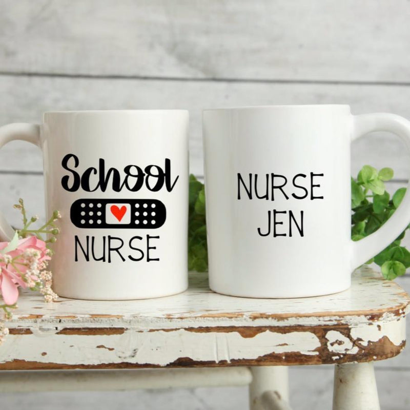 School Nurse Nursing Clinic Medical Stuff' Panoramic Mug