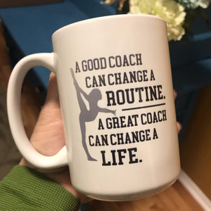 Gymnastics Coach gift, Gymnastics Coach quote coffee mug - The Artsy Spot