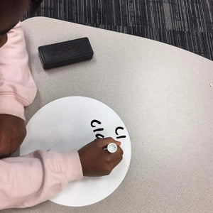 Dry Erase Circles decals for classroom - The Artsy Spot