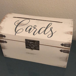 wedding card box decal, DIY card box for a wedding, Wedding decals