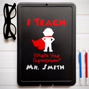 personalized teacher clipboard, teacher gift, funny teacher quote